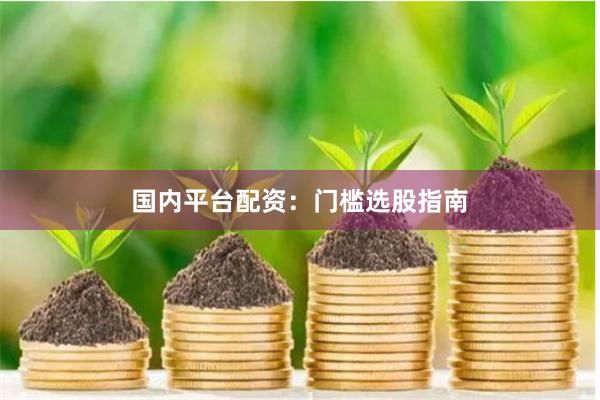 国内平台配资:门槛选股指南